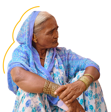 Woman supported by eSaheli Foundation