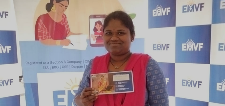 Saksham Mahila beneficiary Sonali Danave
